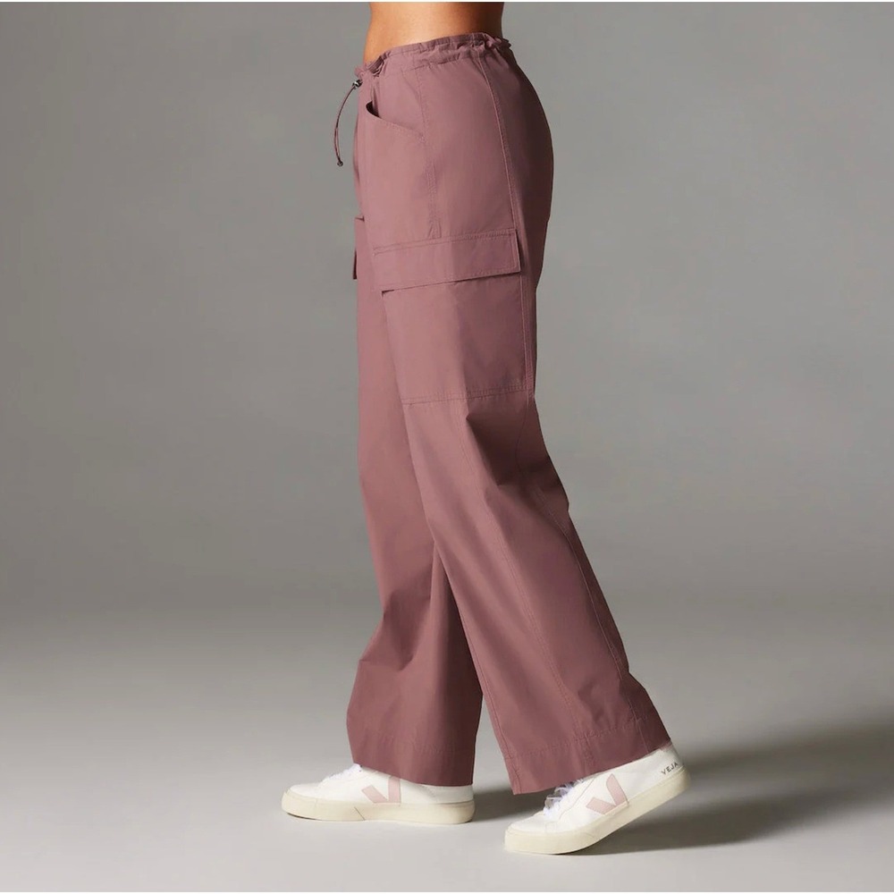 Tavi Warm‎ Up Pant Rose Pink Cargo Athleisure Wide Leg C17825ROS-S Small NEW